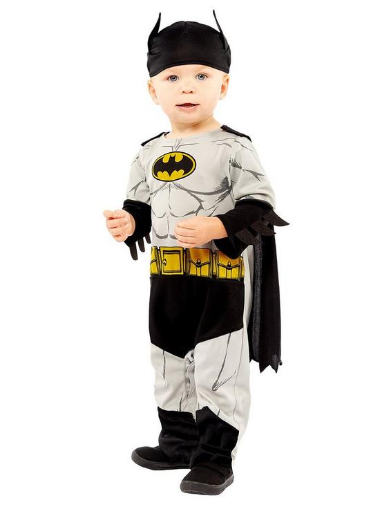 front image of batman-toddler-costume