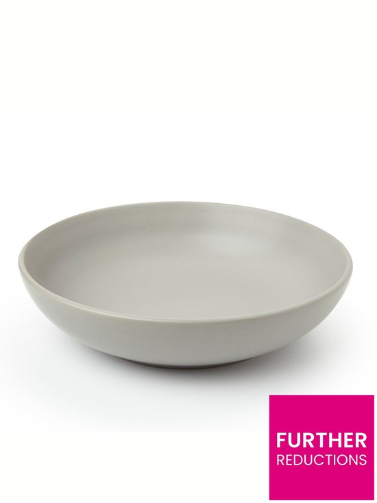 stillFront image of sabichi-set-of-4-grey-matt-stoneware-pasta-bowls