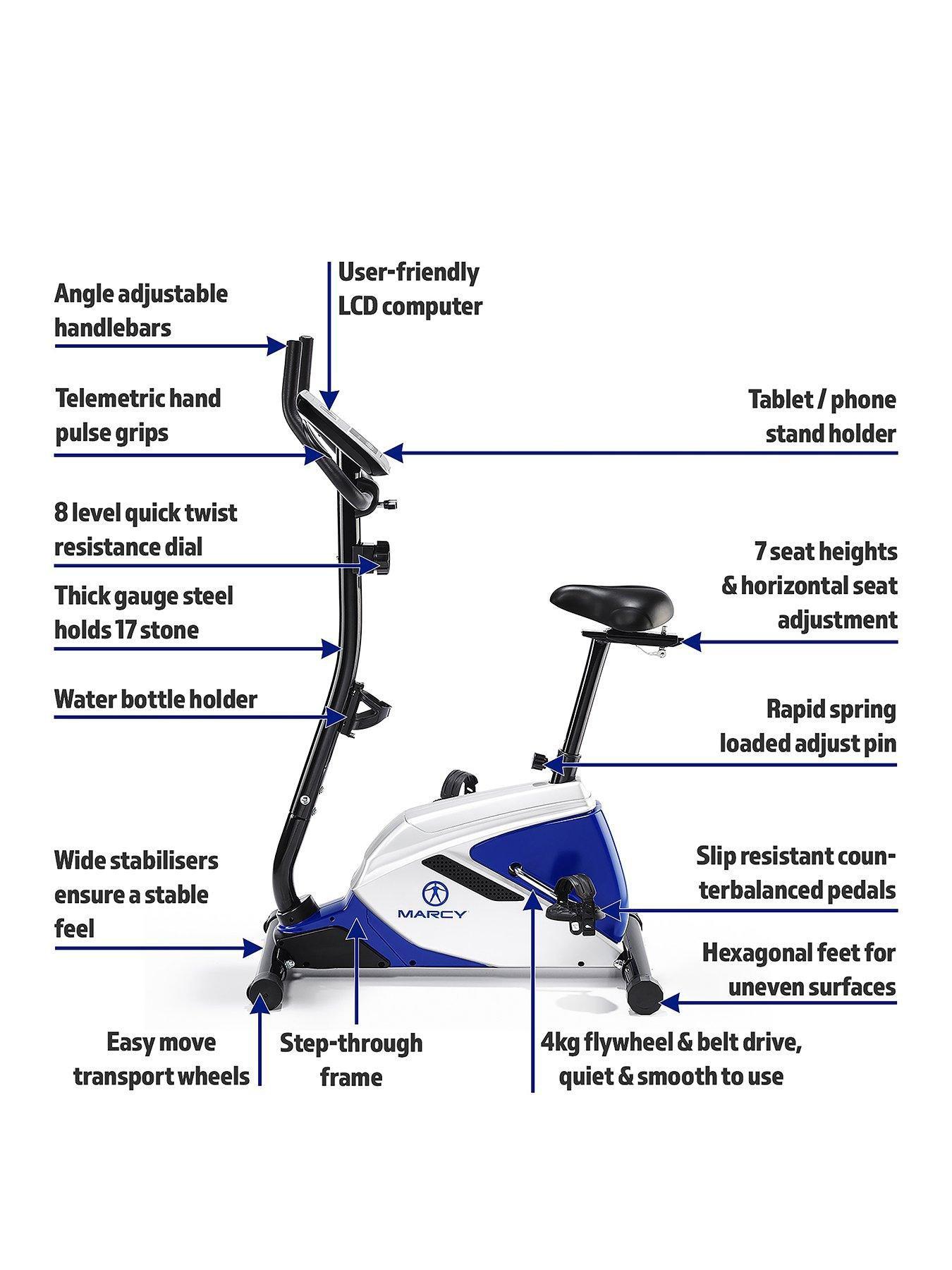 Marcy azure bk1016 upright exercise bike new arrivals