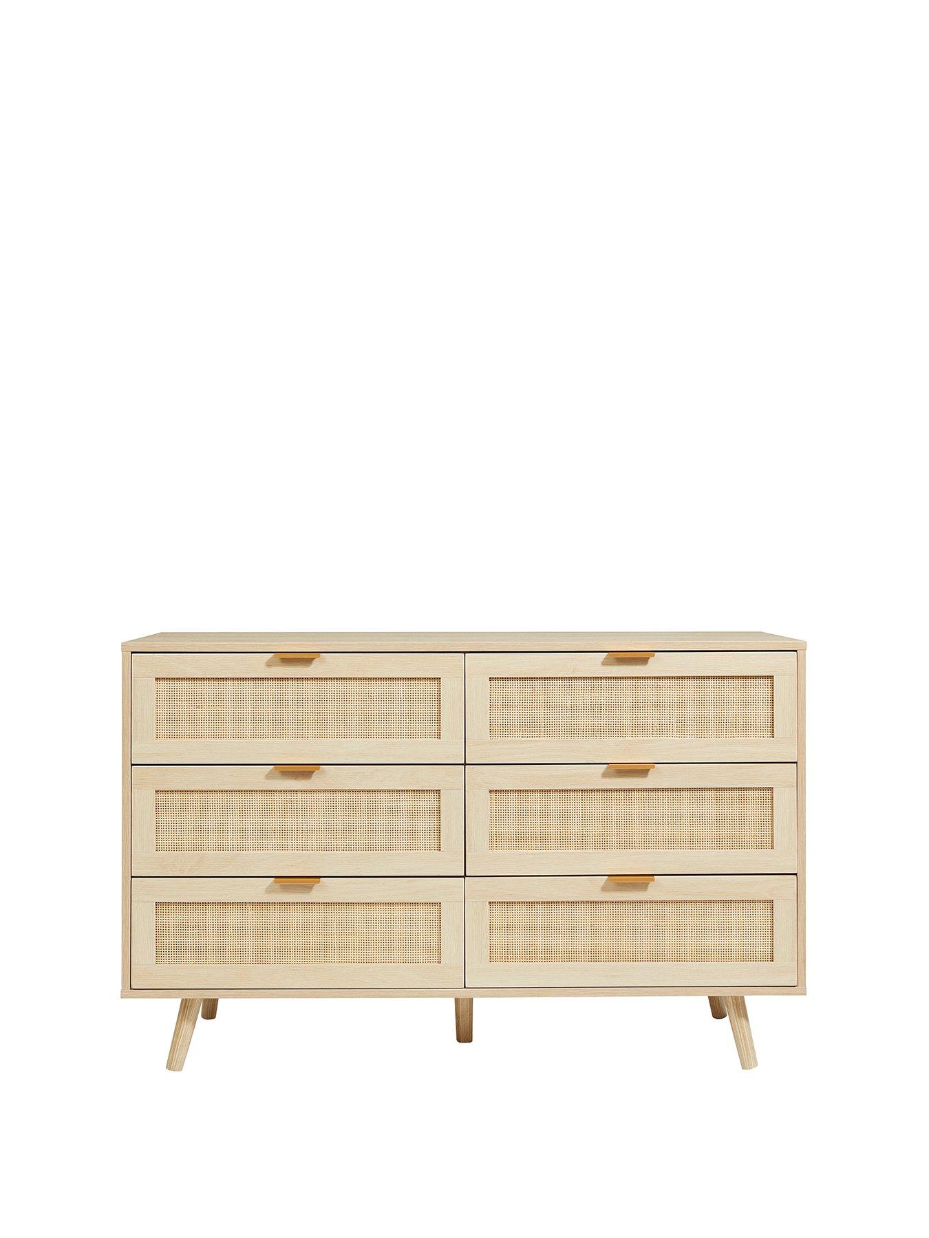 Product photograph of Lloyd Pascal Harrison 6 Drawer Chest from very.co.uk