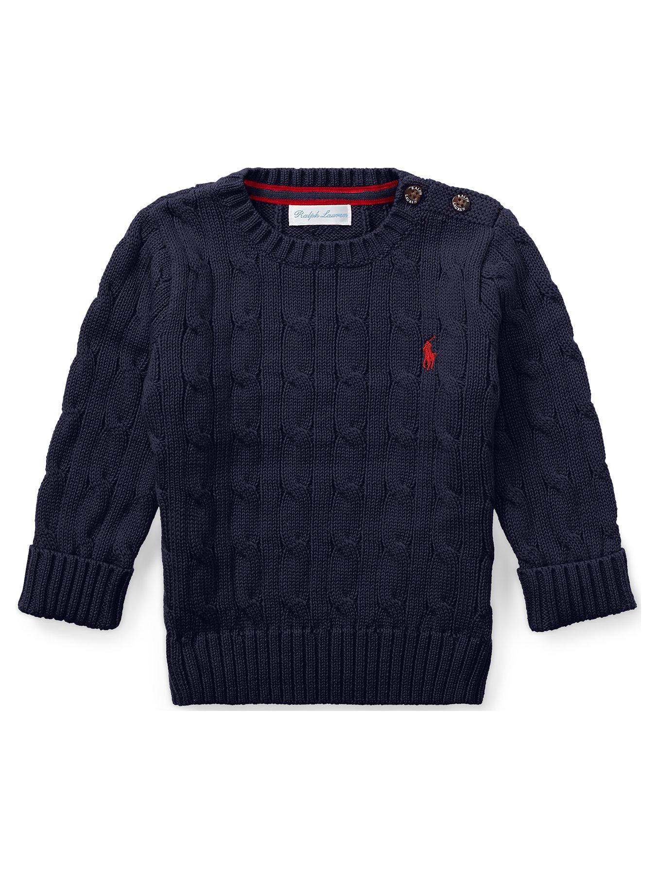 Ralph Lauren Baby Boys Classic Cable 