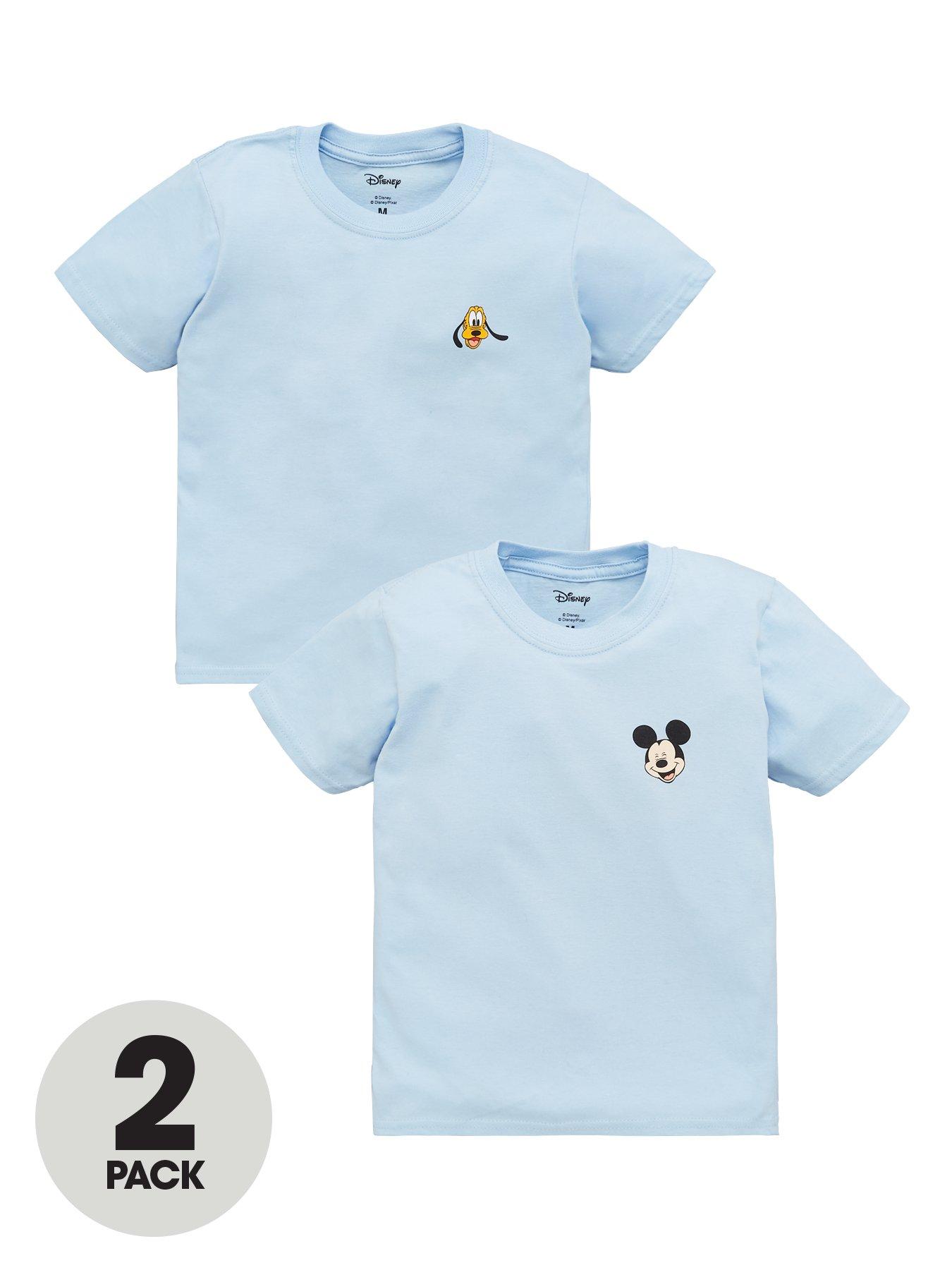 Blue Marl 1-2 Years Disney Mickey Mouse Toddler Boys T-Shirt