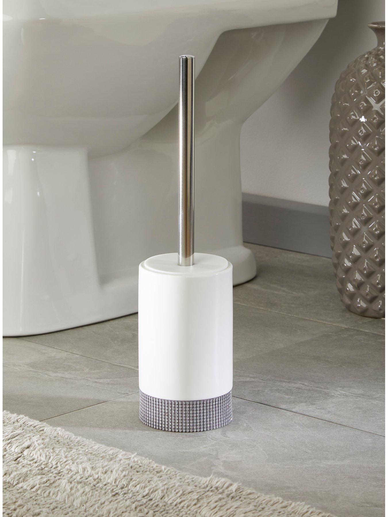 sparkly toilet brush holder