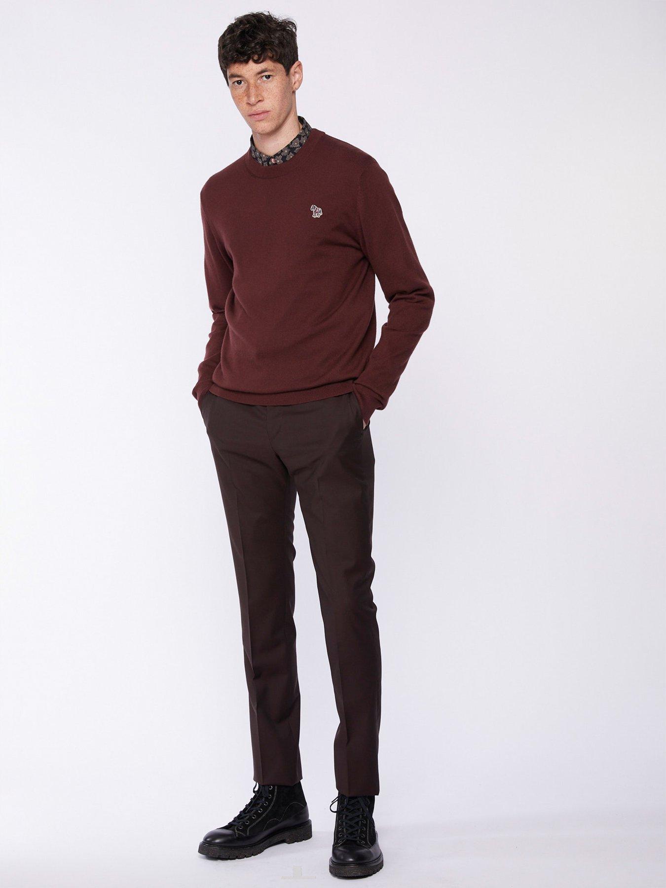 paul smith burgundy jumper