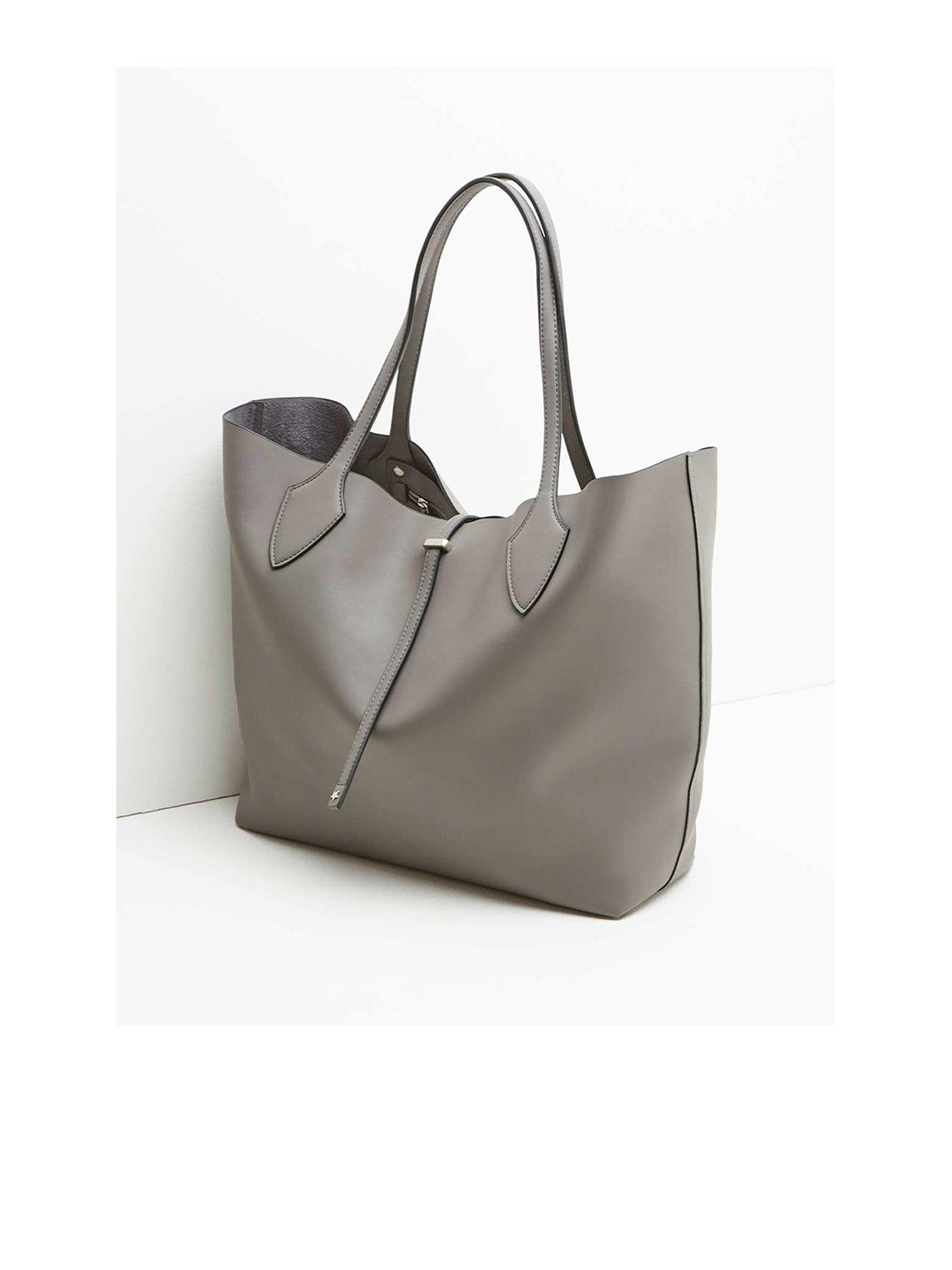 mint velvet grey handbag