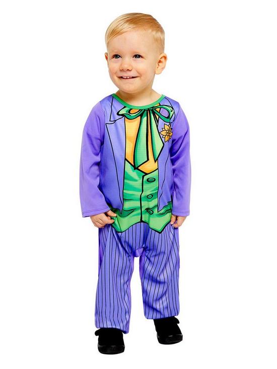 front image of batman-joker-toddler-costume