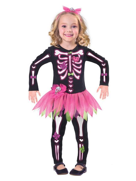 Halloween Fancy Bones Skeleton Costume | very.co.uk