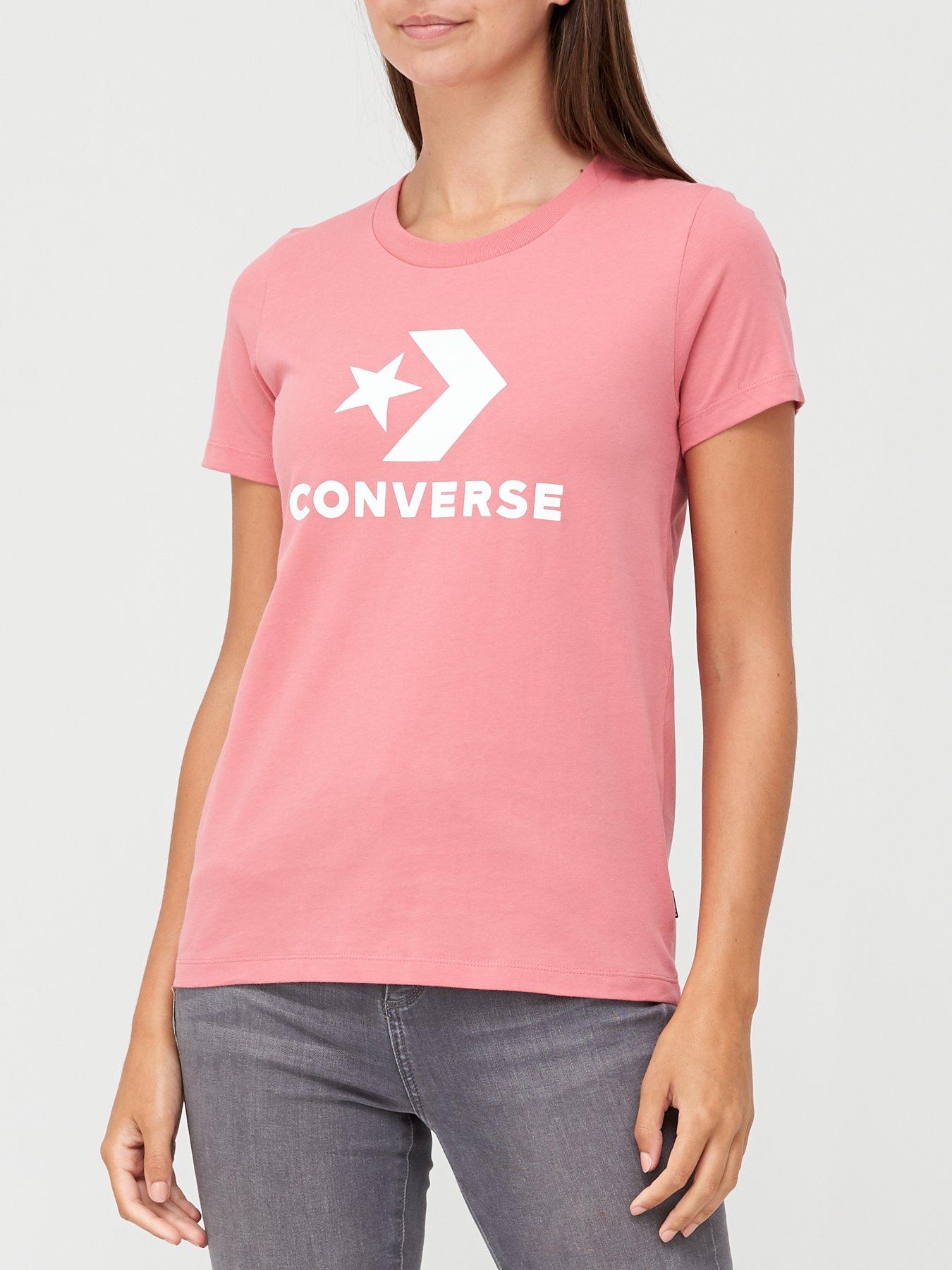 pink converse t shirt