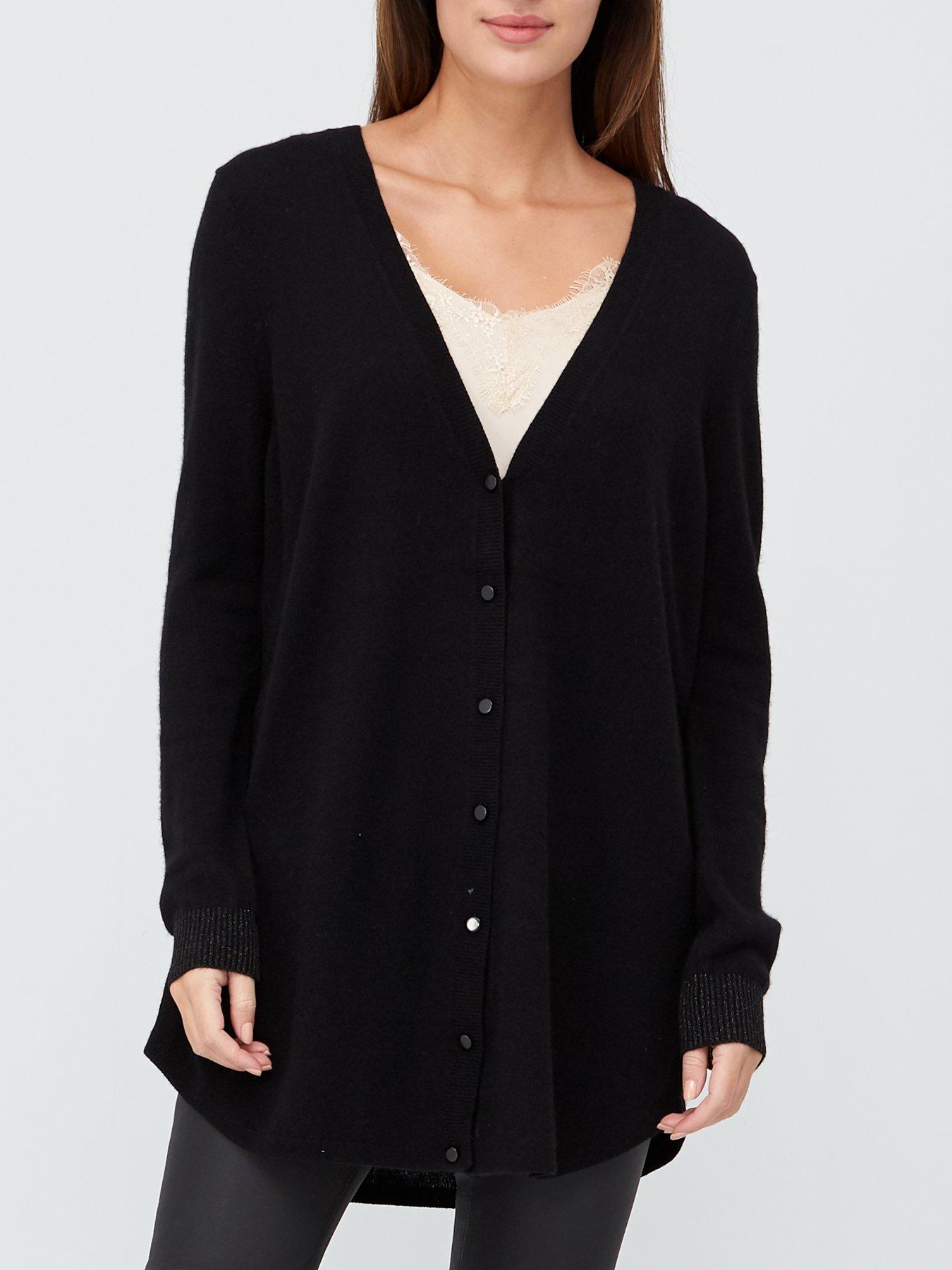 black cashmere cardigan uk