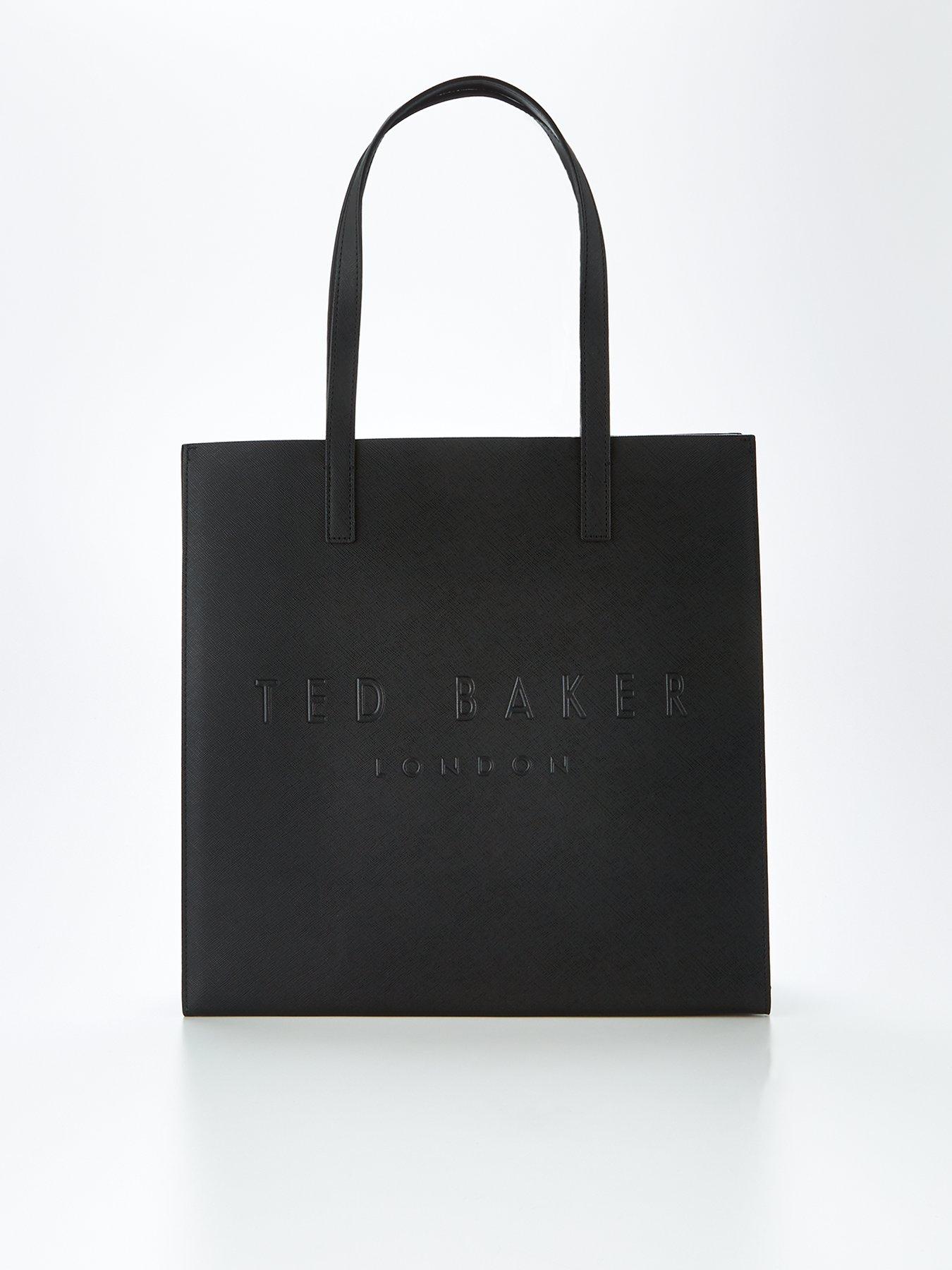 Bags & Purses Crosshatch Large Icon Bag - Black