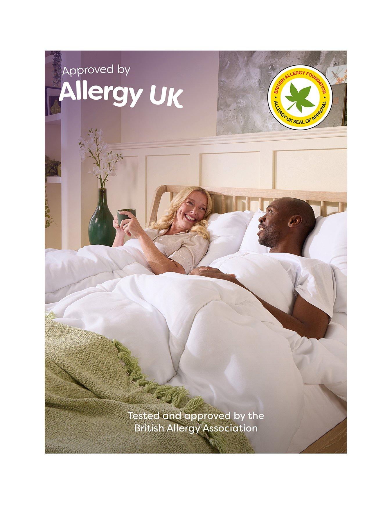 Slumberdown Anti-Allergy 4.5 Tog Double Duvet - White