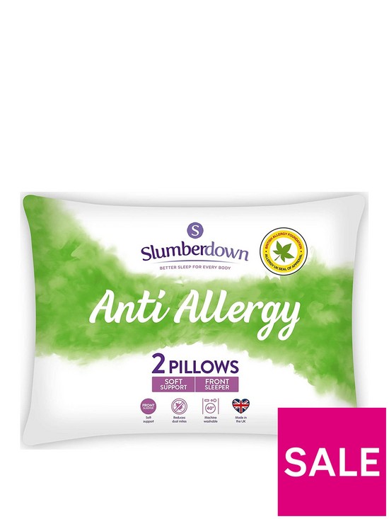 front image of slumberdown-anti-allergy-soft-pillows-ndash-pack-of-2