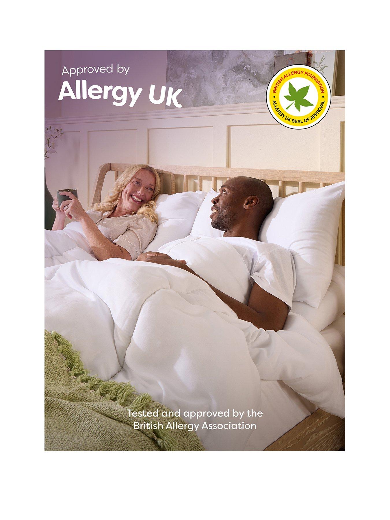 Slumberdown Anti-Allergy Medium Pillows Pack of 2 - White