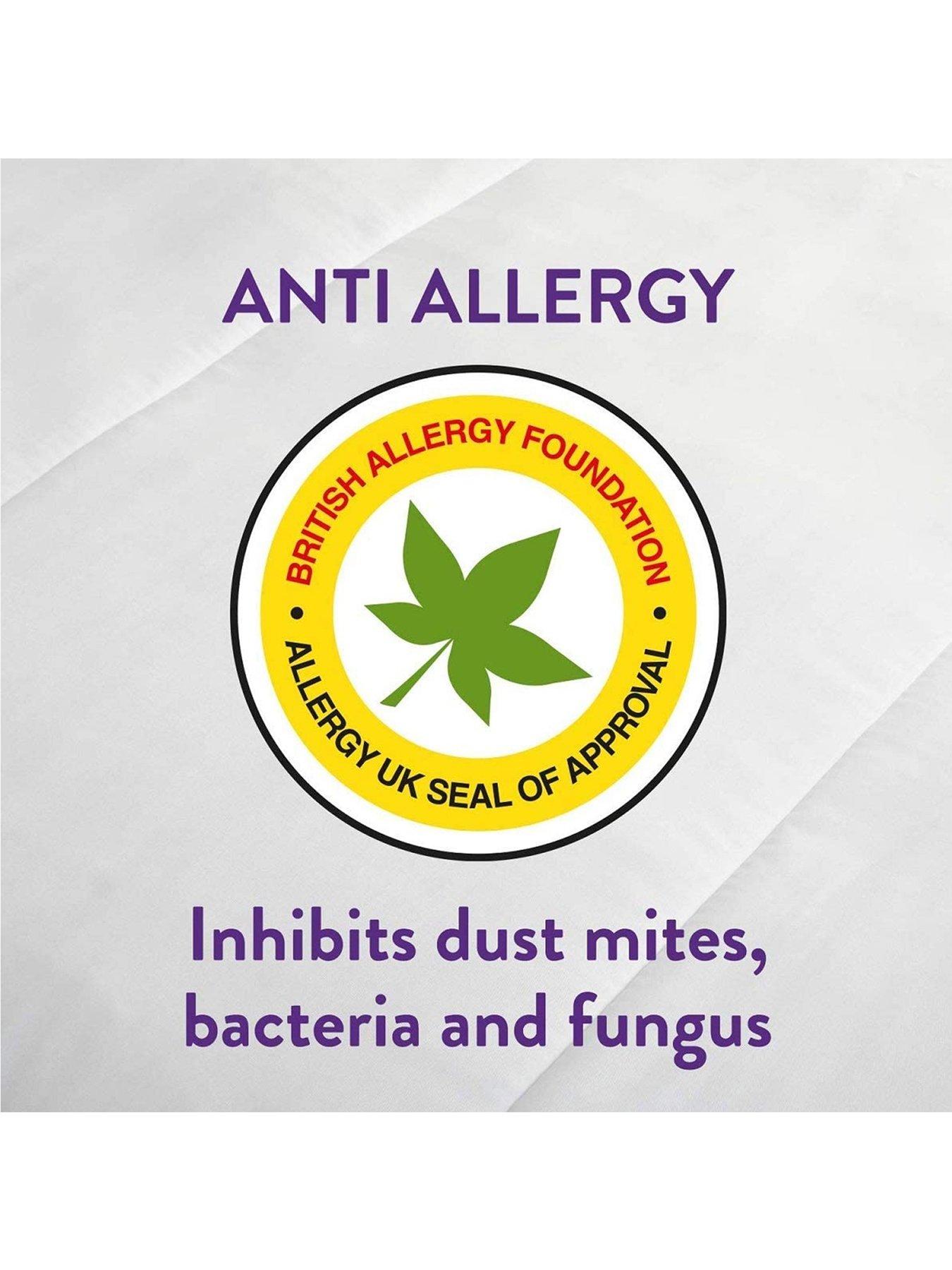 Image 2 of 5 of Slumberdown Anti-Allergy Medium Pillows Pack of 2 - White