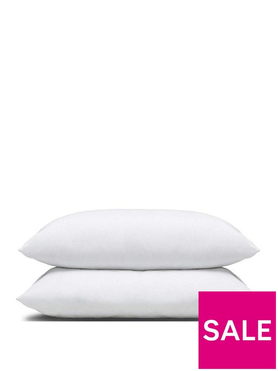 stillFront image of slumberdown-anti-allergy-firm-pillows-pack-of-2-white