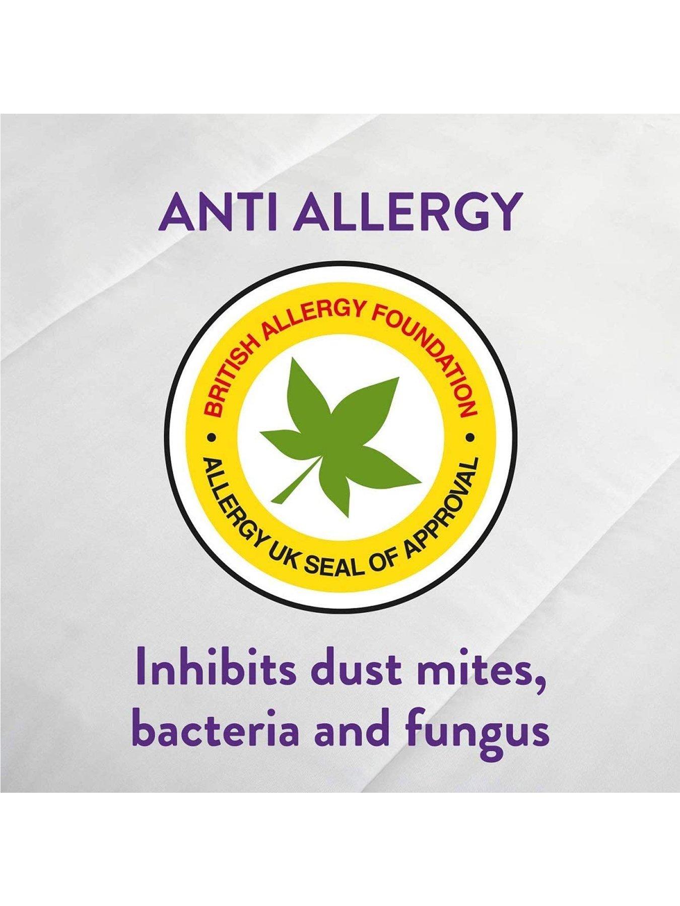 Image 4 of 6 of Slumberdown Anti-Allergy Firm Pillows Pack of 2 - White