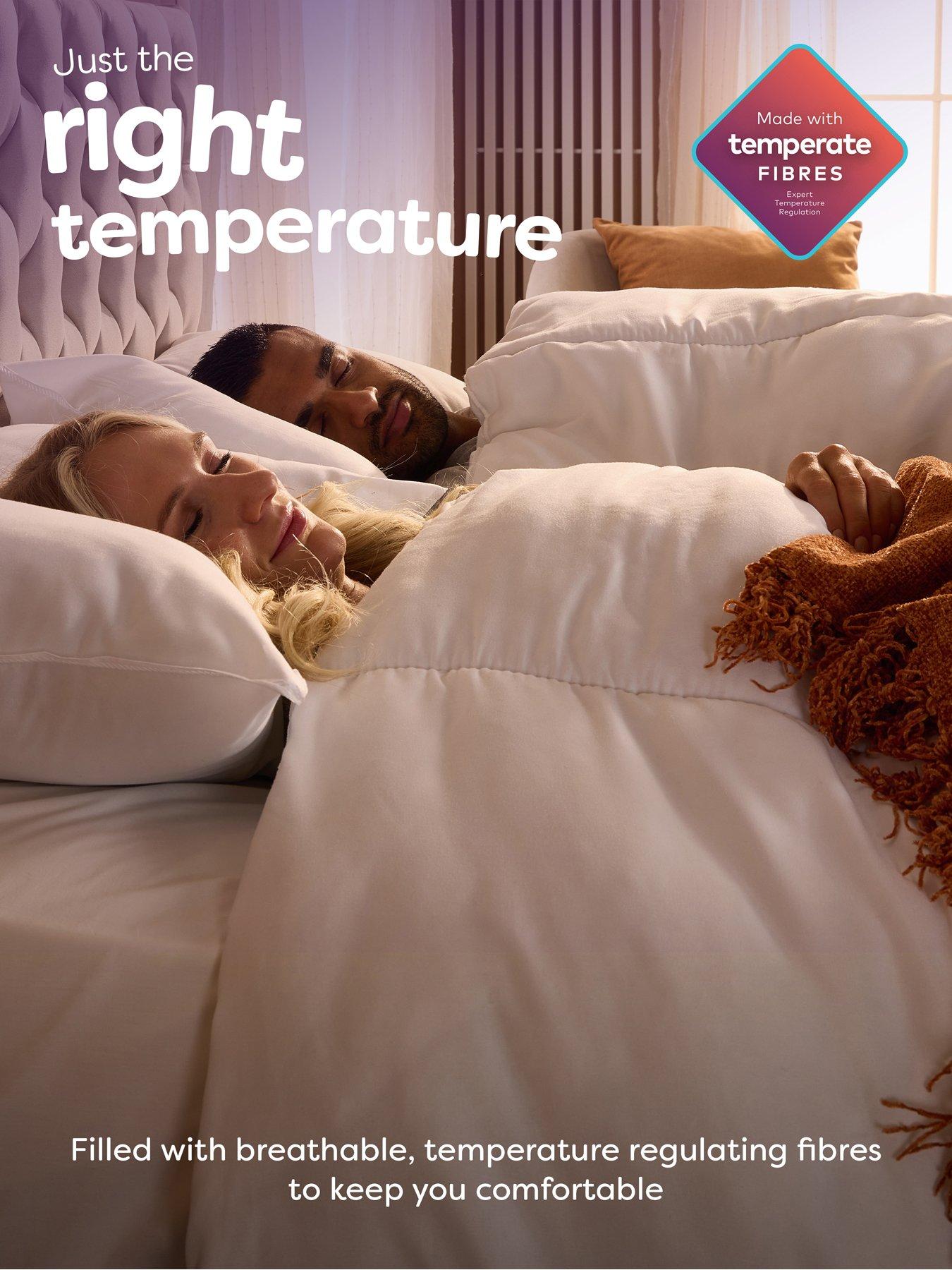Slumberdown Climate Control 13.5 Tog Duvet White Very.co.uk