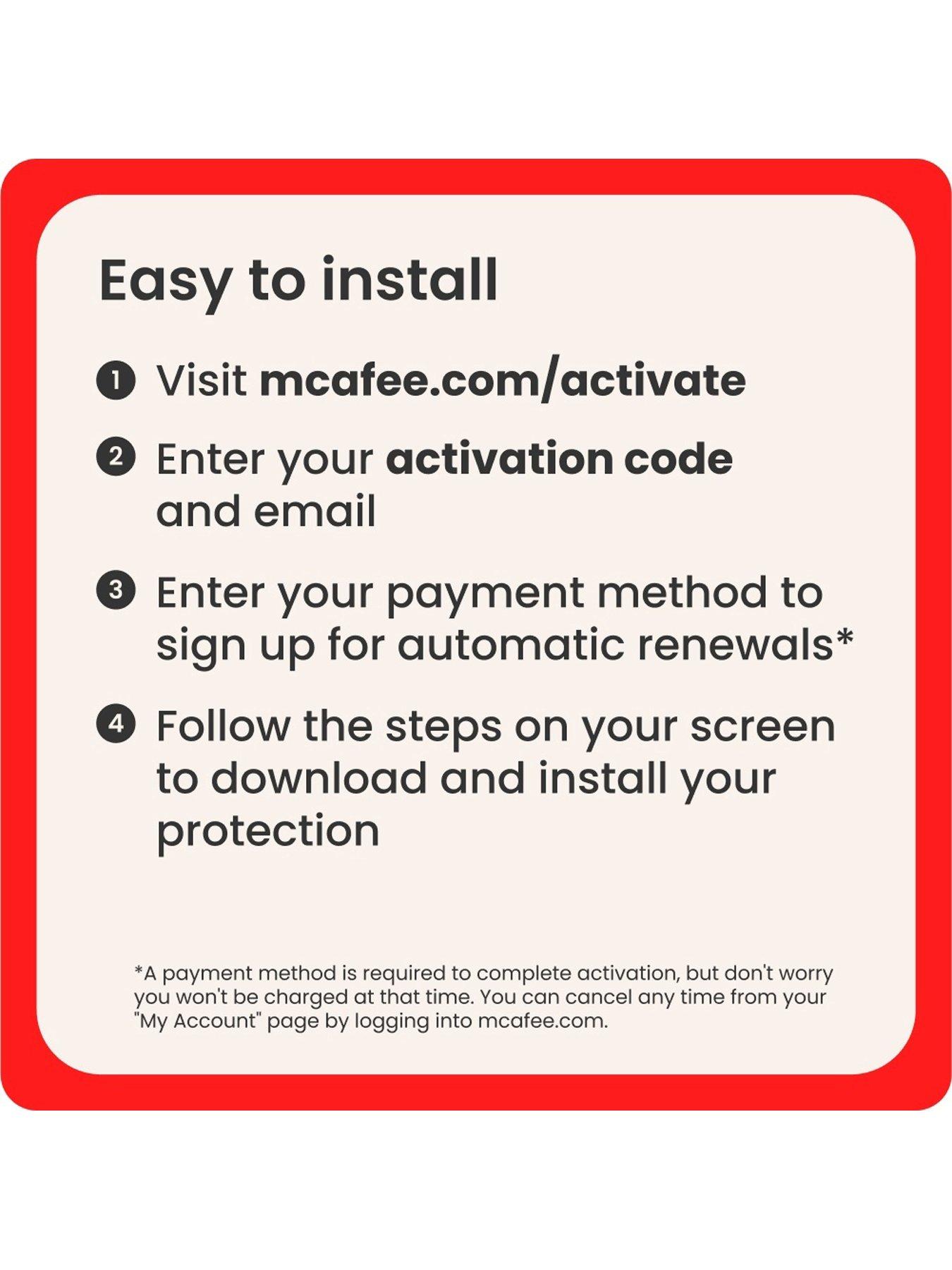 Image 2 of 5 of McAfee Internet Security 3 Device, 1 Year - Automatic Renewal - Digital Download