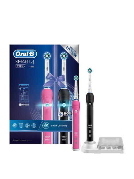 oral-b-smart-4900-electric-rechargeable-toothbrush-duo-pack