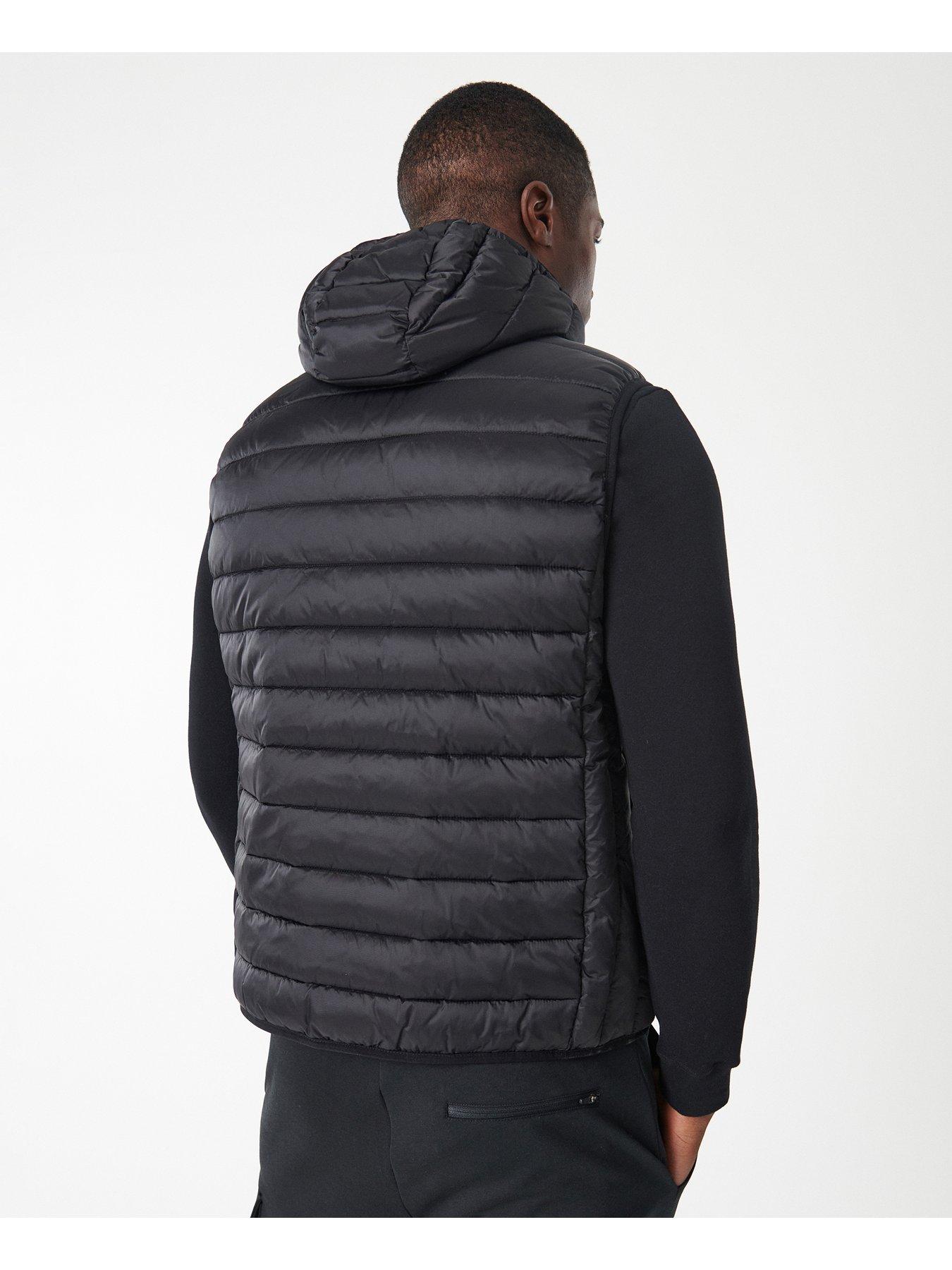 Image 2 of 4 of Barbour International Ousten Hooded Gilet - Black