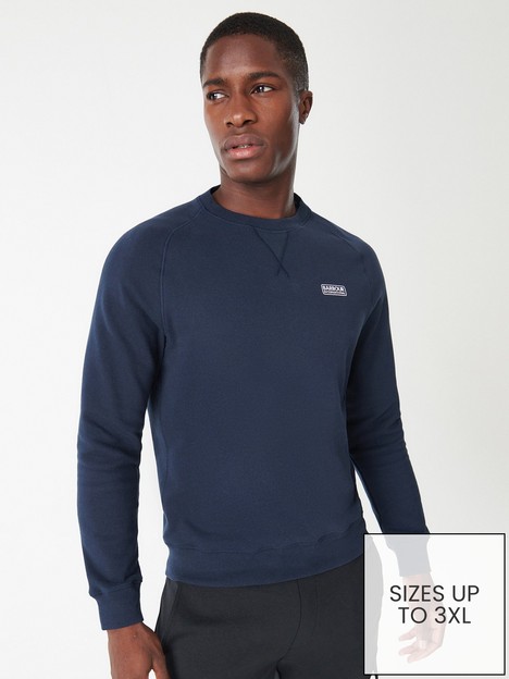 barbour-international-essential-sweatshirt-navy
