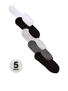 very-man-fresher-for-longer-5-packnbspinvisible-trainer-liners-monochrome