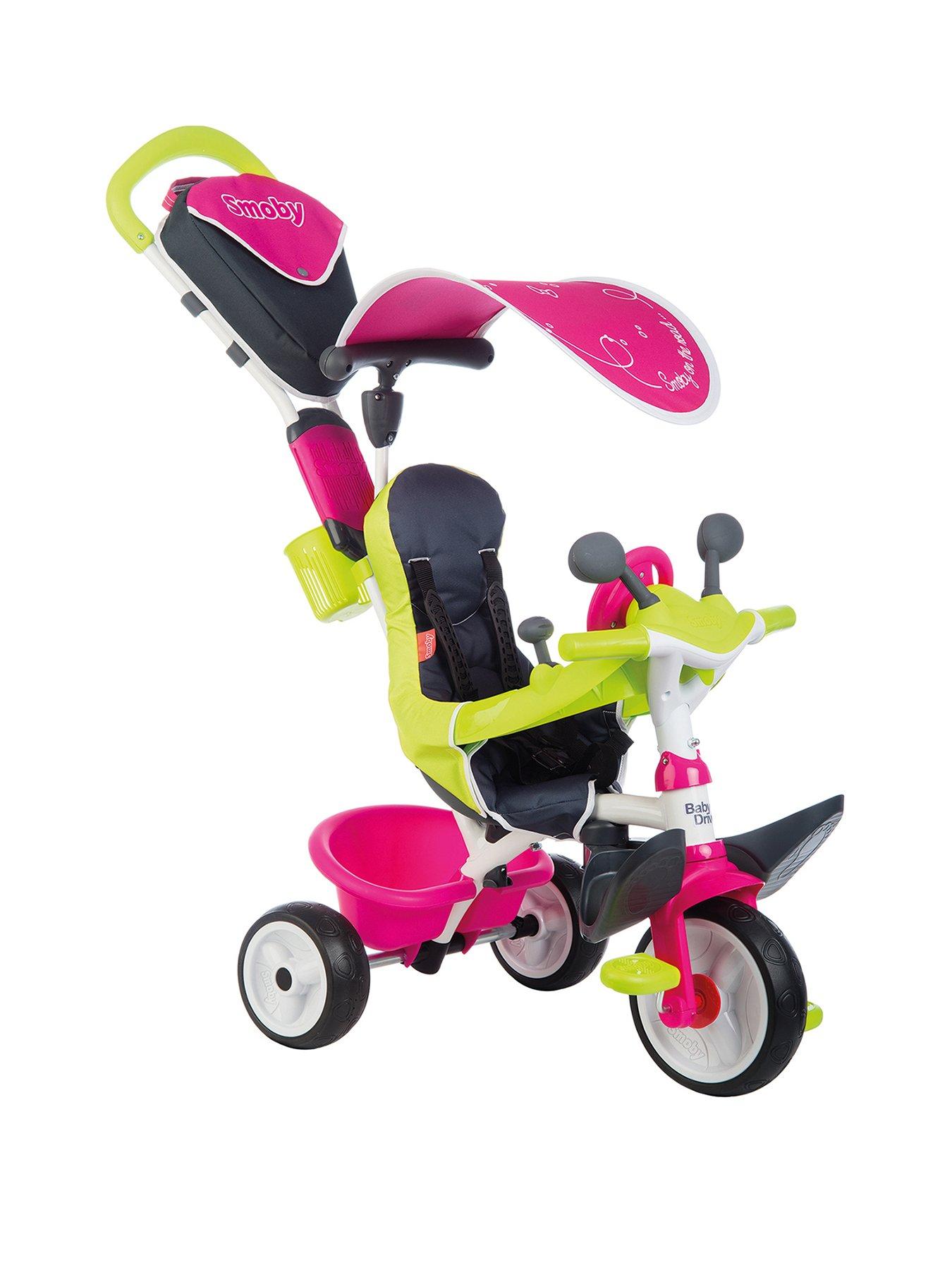 smoby pink comfort trike