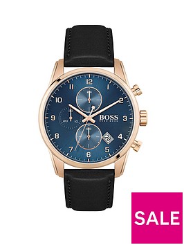 boss-boss-skymaster-blue-chronograph-dial-leather-strap-watch