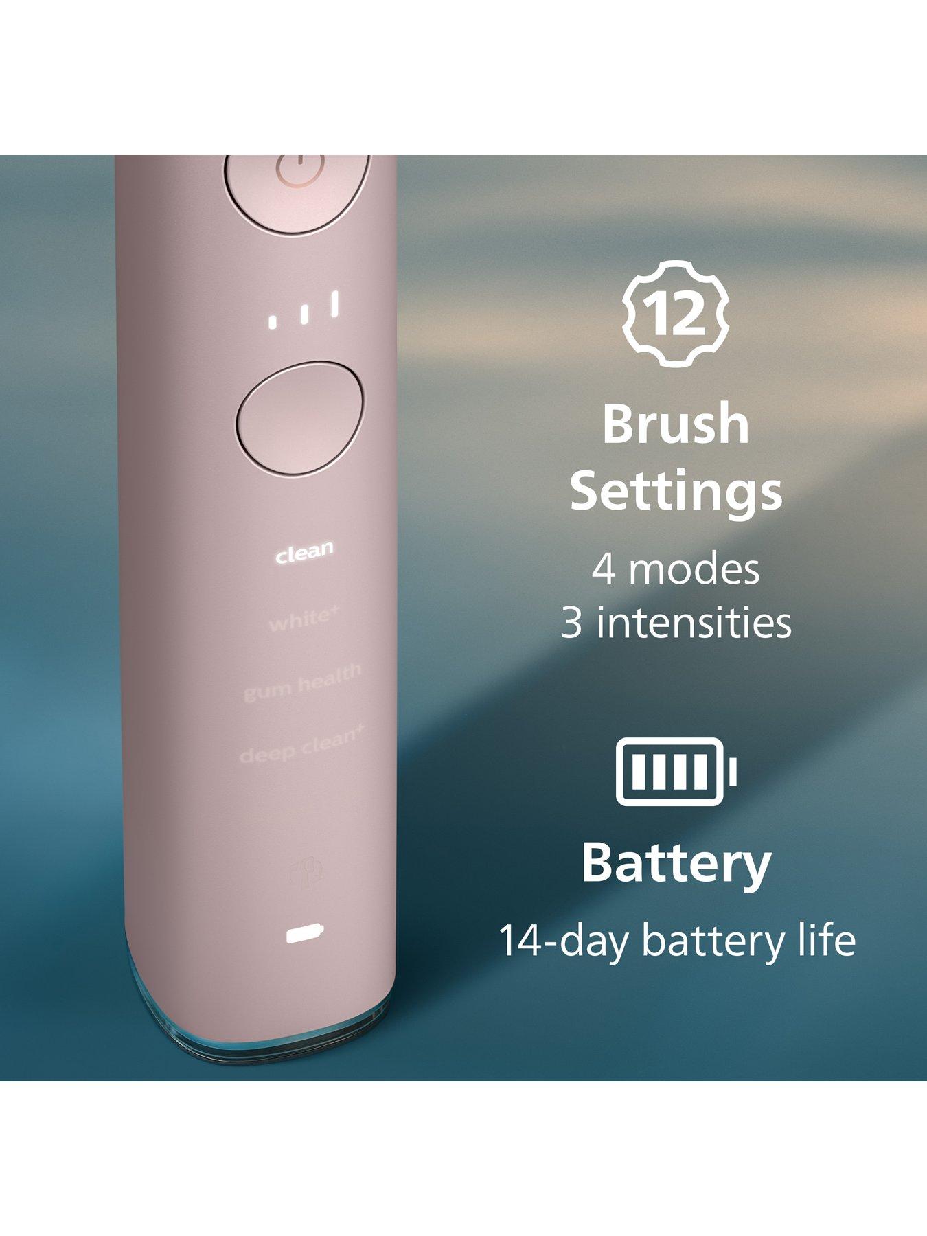Image 6 of 6 of Philips Sonicare DiamondClean 9000 Electric Toothbrush, Pink, Charging Travel Case &amp; App - HX9911/53