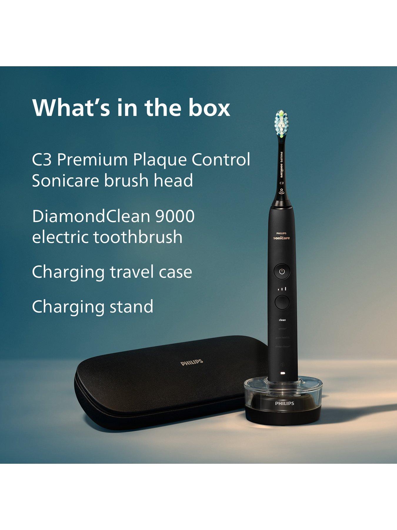 Philips Sonicare DiamondClean 9000 Electric Toothbrush, Black