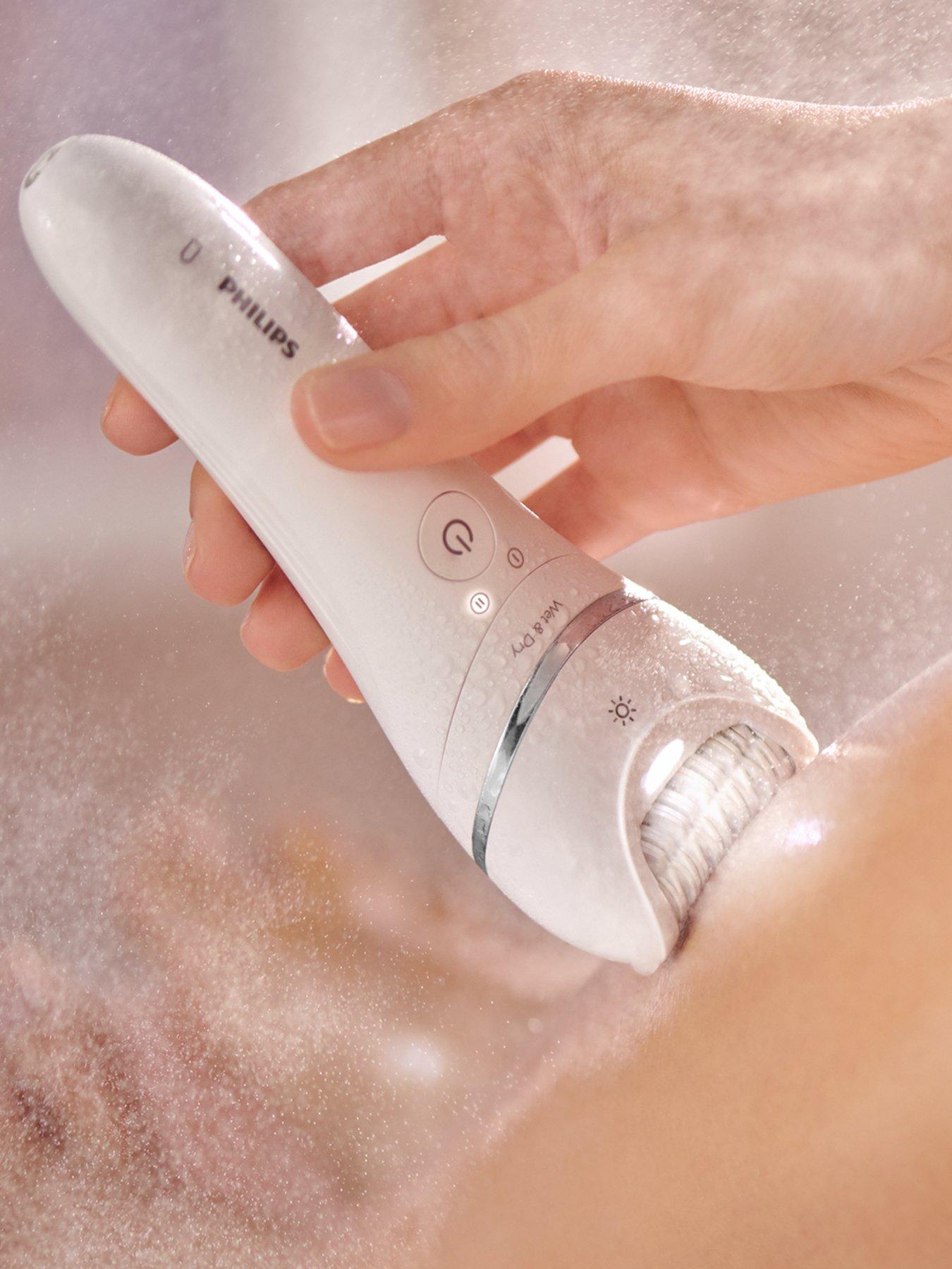 Philips Epilator Series 8000 Wet & Dry Cordless Epilator with 5