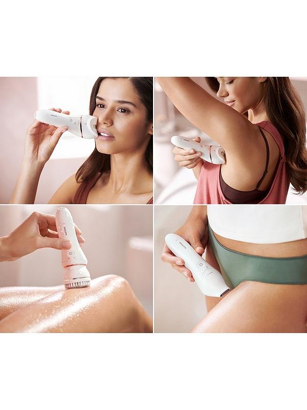 Image 3 of 5 of Philips Epilator Series 8000 Wet &amp; Dry Cordless Epilator with 9 accessories BRE740/11