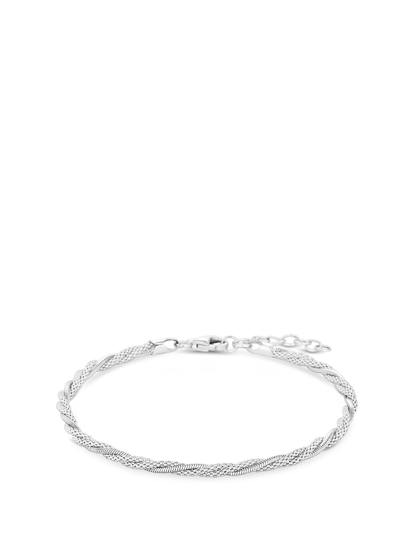 Jewellery & watches Sterling Silver Mesh Twist Bracelet