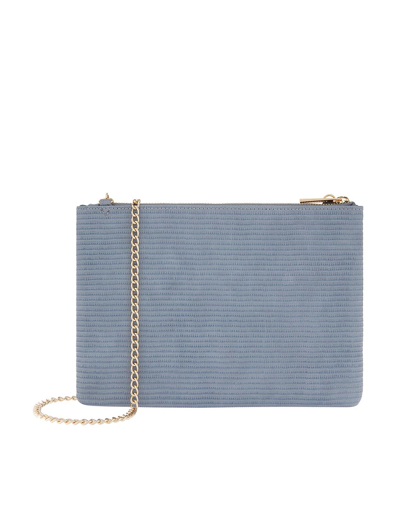 accessorize blue bag