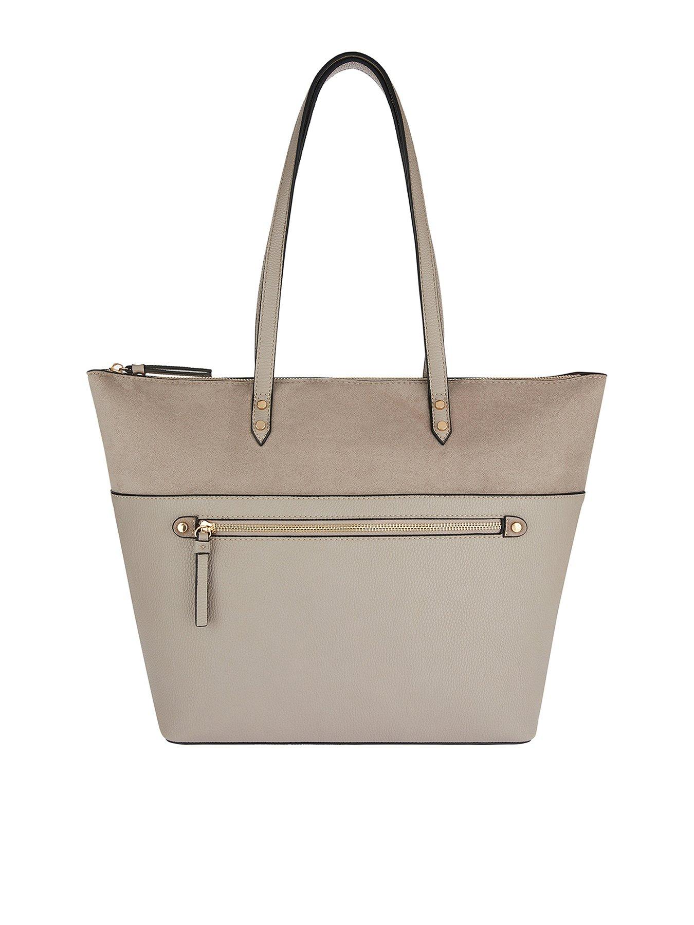 accessorize grey bag