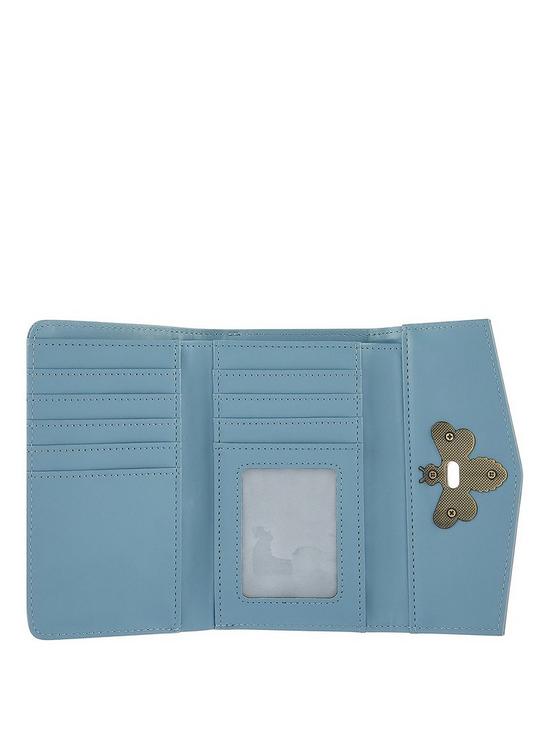 stillFront image of accessorize-britney-bee-wallet-blue