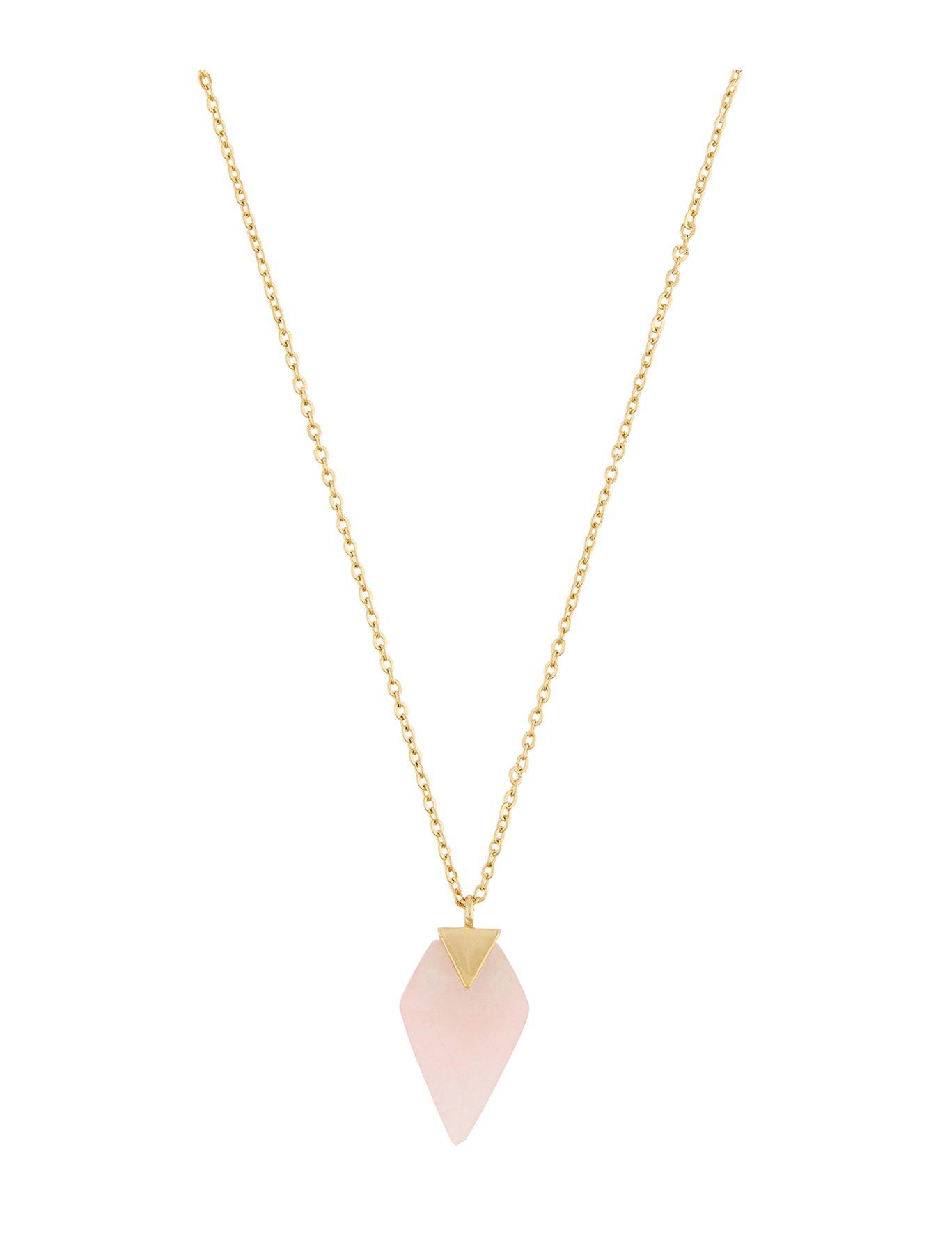 rose quartz necklace healing