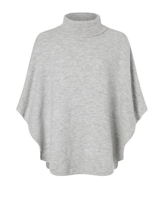 front image of accessorize-cosy-knit-pullover-grey