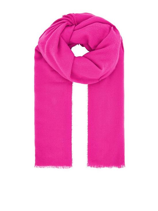 front image of accessorize-wells-antibacterialnbspblanket-scarf-pink