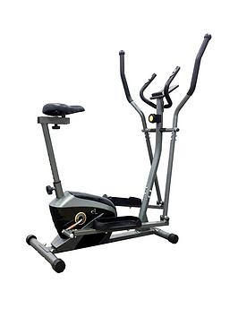 V-Fit Magnetic 2-In-1 Cycle Elliptical Trainer