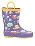  image of cotswold-girls-owl-wellington-boots