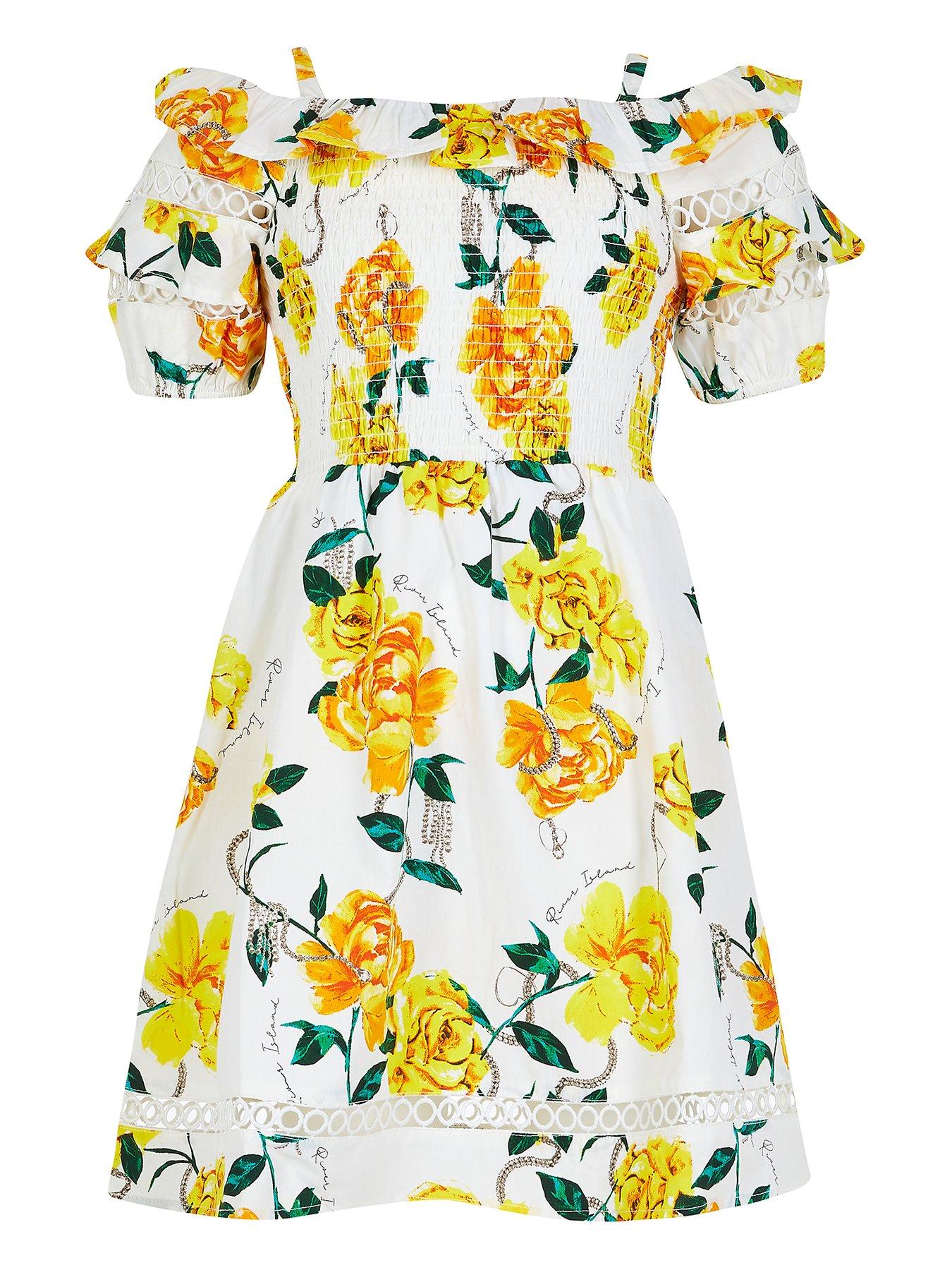 bardot flower girl dress