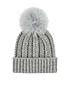  image of accessorize-luxe-pom-beanie-grey