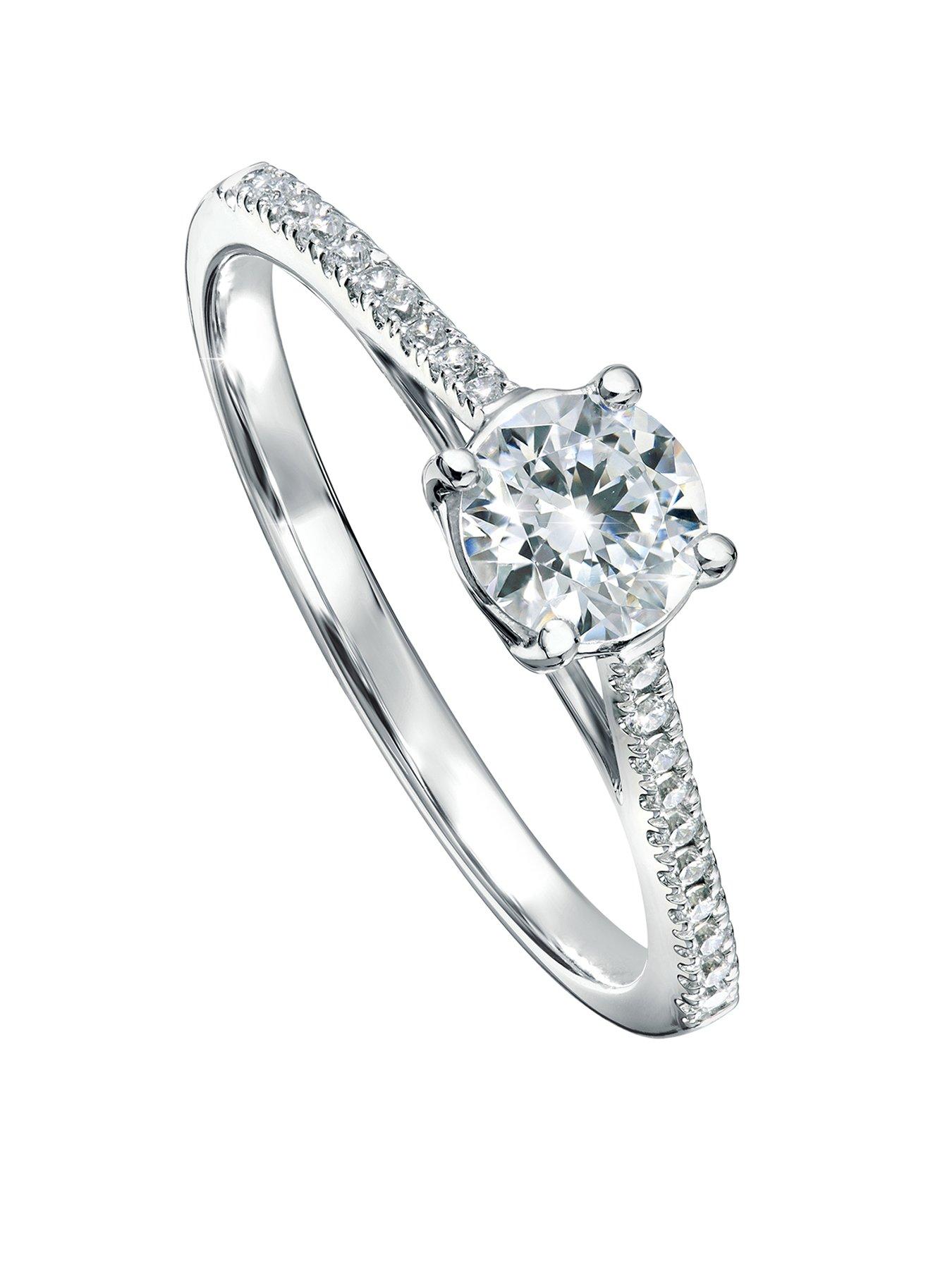 Image 1 of 7 of Created Brilliance Margot Created Brilliance 9ct White Gold 0.50ct Lab Grown Diamond Engagement Ring