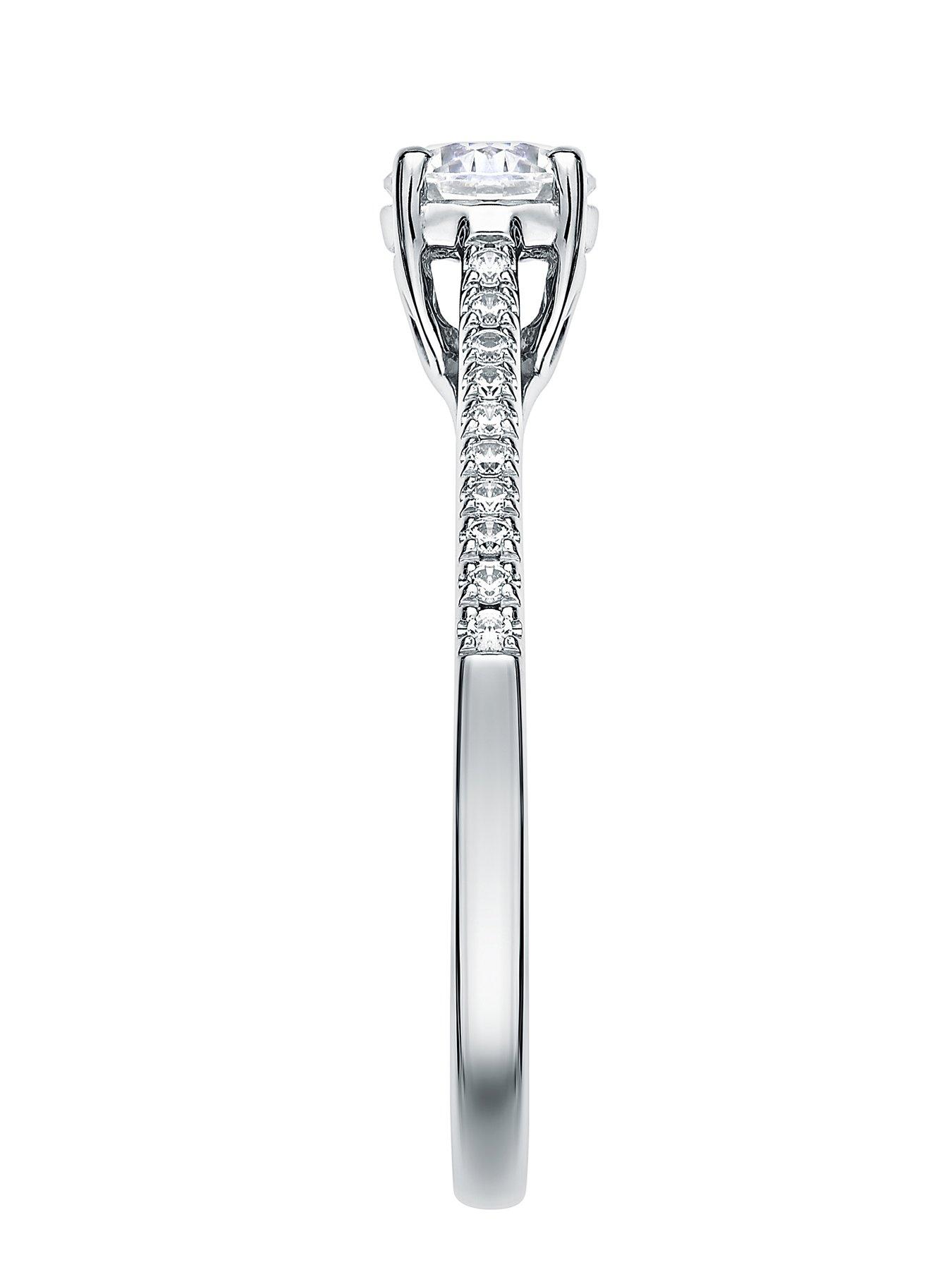 Image 2 of 7 of Created Brilliance Margot Created Brilliance 9ct White Gold 0.50ct Lab Grown Diamond Engagement Ring