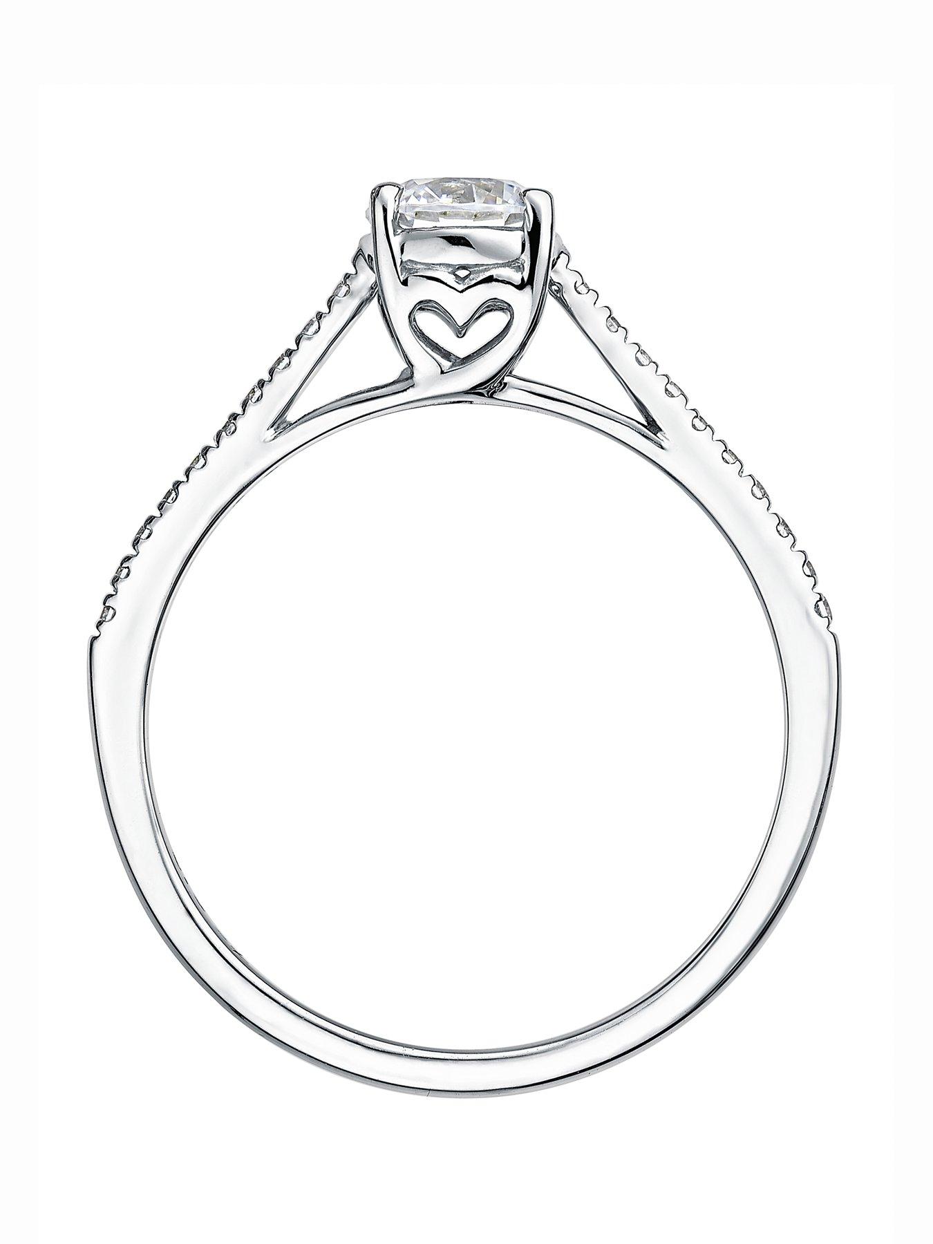 Image 4 of 7 of Created Brilliance Margot Created Brilliance 9ct White Gold 0.50ct Lab Grown Diamond Engagement Ring