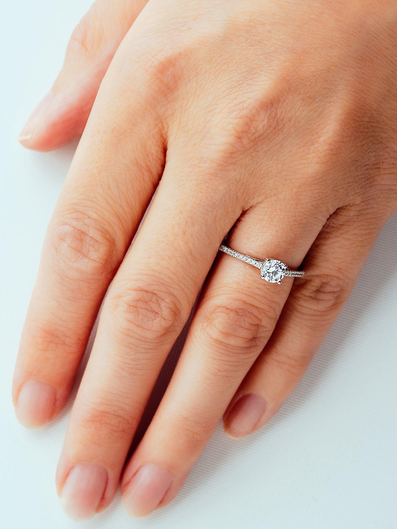 Image 5 of 7 of Created Brilliance Margot Created Brilliance 9ct White Gold 0.50ct Lab Grown Diamond Engagement Ring