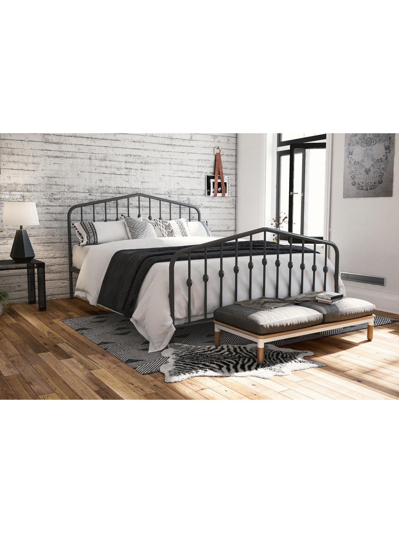 Image 3 of 6 of Dorel Home Bushwick Metal&nbsp;Bed Frame - Grey