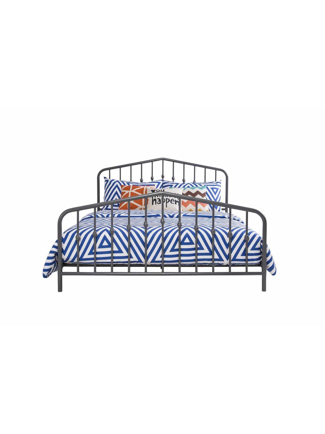 Image 4 of 6 of Dorel Home Bushwick Metal&nbsp;Bed Frame - Grey