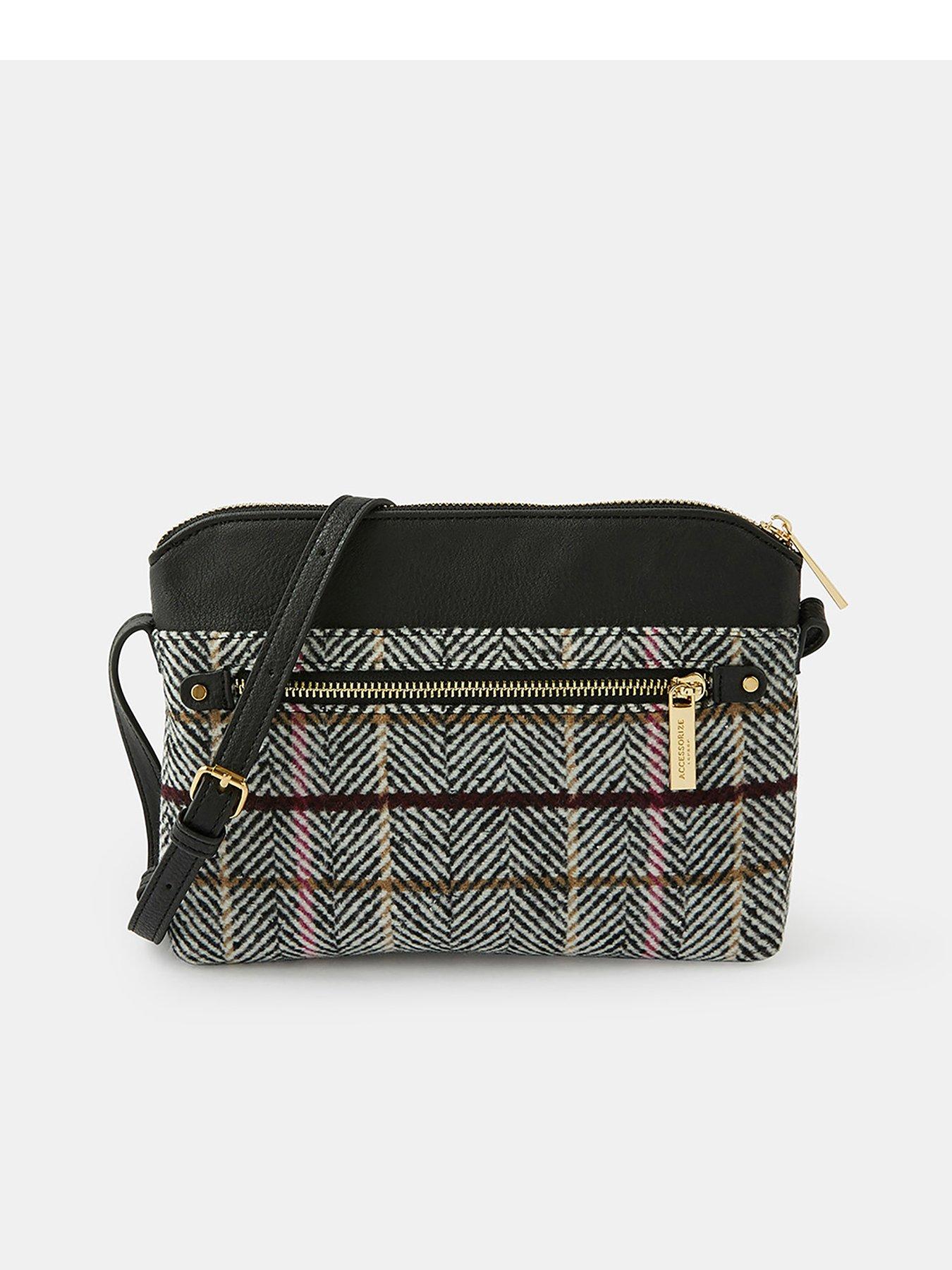 accessorize grey bag